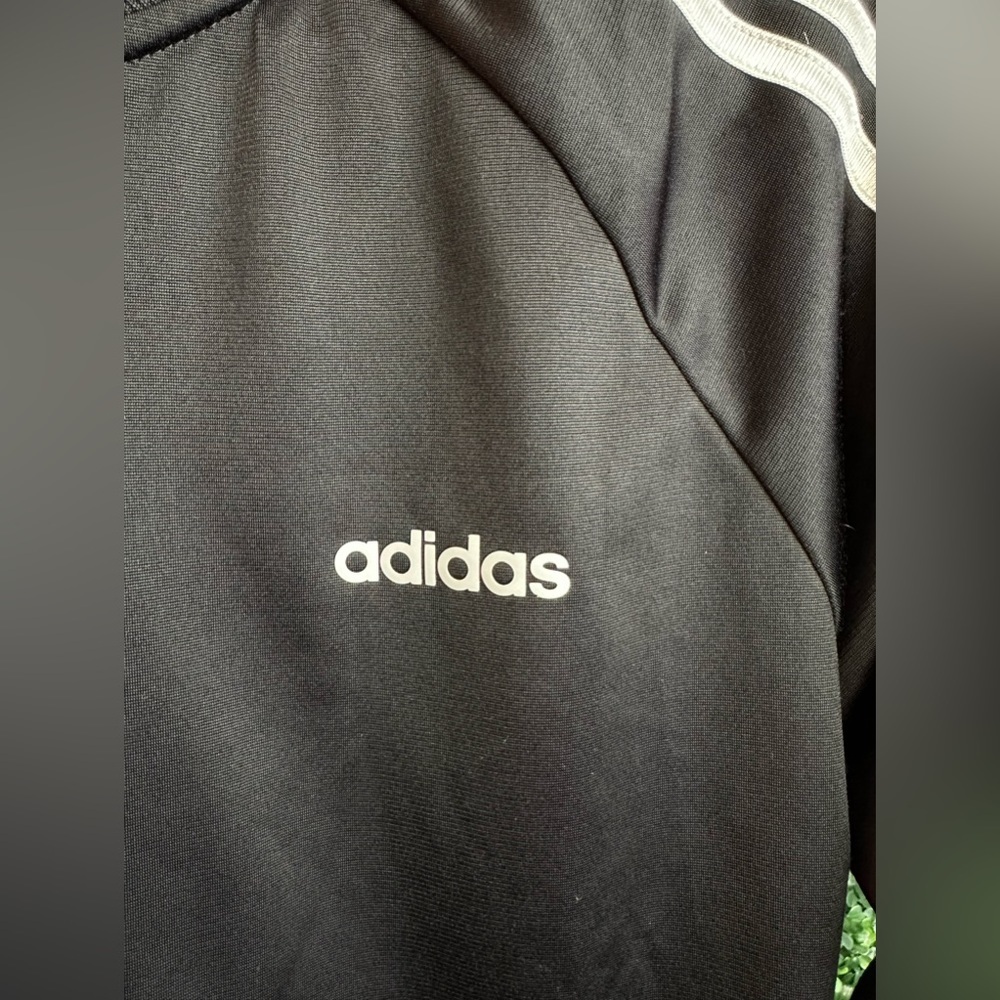 Adidas Womens Essentials 3-Stripes Track Jacket in Black - Picture 2 of 6